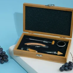 Coffret sommelier personnalisé - 5 accessoires - Papi Renard|Cadeaux.com Clearance