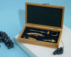 Coffret sommelier personnalisé - 5 accessoires - Bonne dégustation|Cadeaux.com New