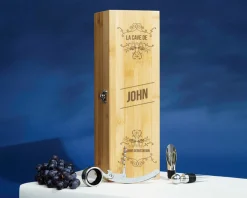 Coffret sommelier personnalisé - 4 accessoires - La cave de|Cadeaux.com Hot