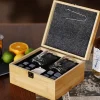 Coffret whisky personnalisé en bois - Prénom et Message|Cadeaux.com