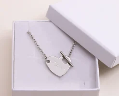 Collier Coeur barette en Argent véritable|Cadeaux.com Sale
