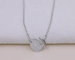 Collier Coeur barette en Argent véritable|Cadeaux.com Sale
