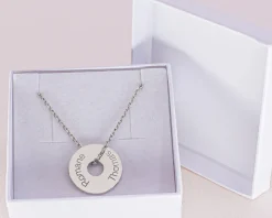 Collier homme personnalisé jeton sur chaîne|Cadeaux.com Discount