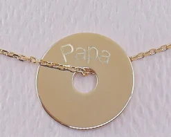 Collier homme personnalisé jeton sur chaîne|Cadeaux.com Discount