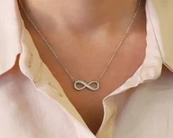 Collier infini personnalisé pour Femme - Prénom|Cadeaux.com Hot
