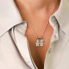 Collier personnalisé avec pendentifs enfants - Argent|Cadeaux.com Hot