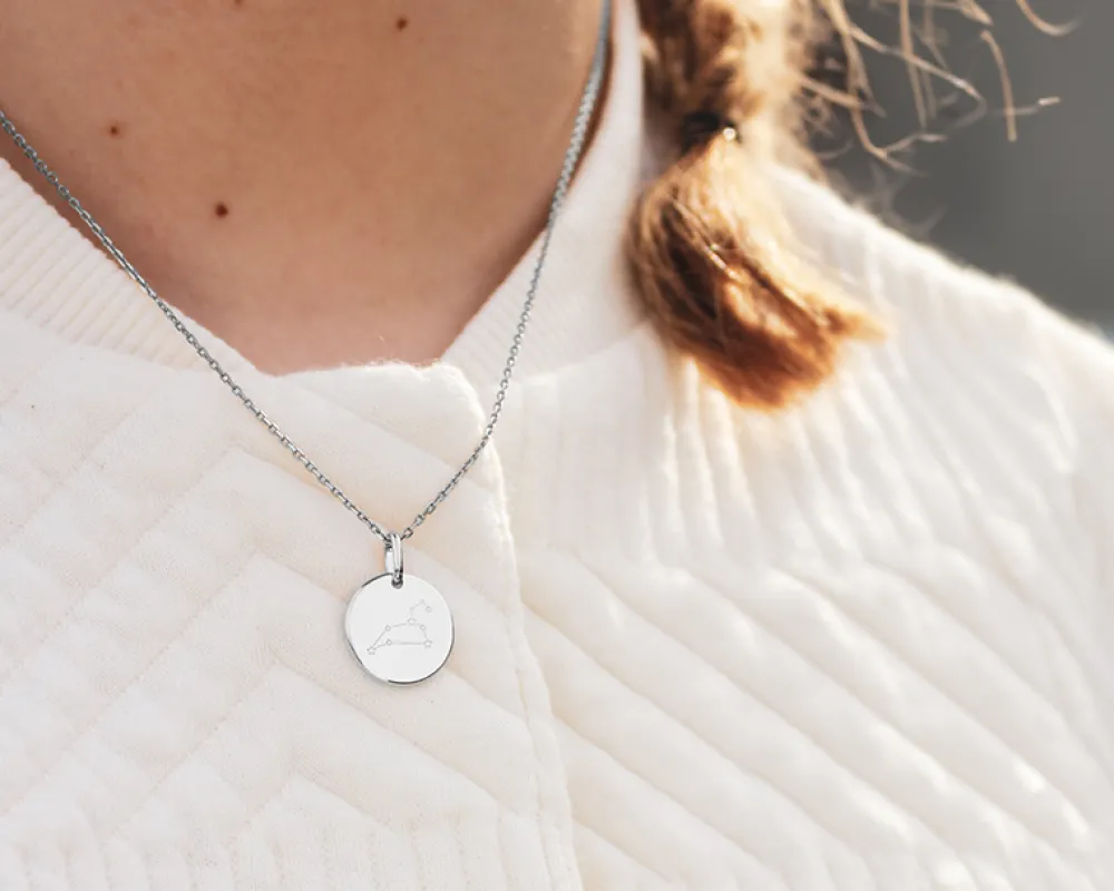 Collier personnalisé plaqué or ou argent - Constellations|Cadeaux.com