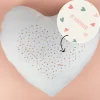 Coussin coeur personnalisé - Message Secret|Cadeaux.com