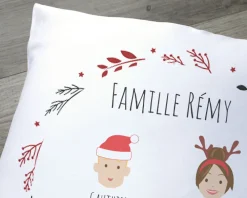Coussin de Noël personnalisé - Family Circus|Cadeaux.com Online