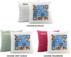 Coussin personnalisé - 5 Photos|Cadeaux.com New