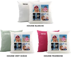 Coussin personnalisé - 4 Photos|Cadeaux.com Online