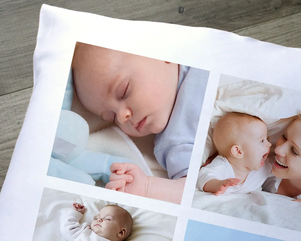 Coussin personnalisé - 3 Photos|Cadeaux.com Outlet