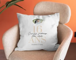 Coussin personnalisé - Anniversaire de mariage|Cadeaux.com Discount