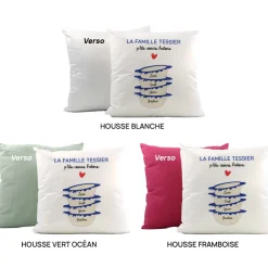 Coussin personnalisé - Bols prénoms famille|Cadeaux.com Sale