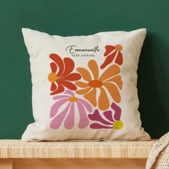Coussin personnalisé - Botanique|Cadeaux.com