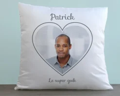 Coussin personnalisé - Coeur Photo|Cadeaux.com Online