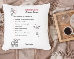 Coussin personnalisé - Contrat d'amour|Cadeaux.com Clearance
