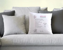 Coussin personnalisé - Contrat d'amour|Cadeaux.com Clearance