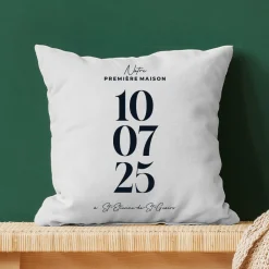 Coussin personnalisé - Date Marquante|Cadeaux.com Clearance