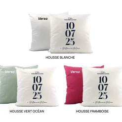 Coussin personnalisé - Date Marquante|Cadeaux.com Clearance