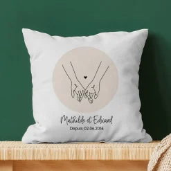 Coussin personnalisé - Dessin au trait|Cadeaux.com