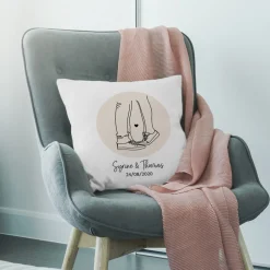 Coussin personnalisé - Dessin au trait|Cadeaux.com
