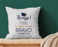 Coussin personnalisé - Diplômé(e)|Cadeaux.com Best