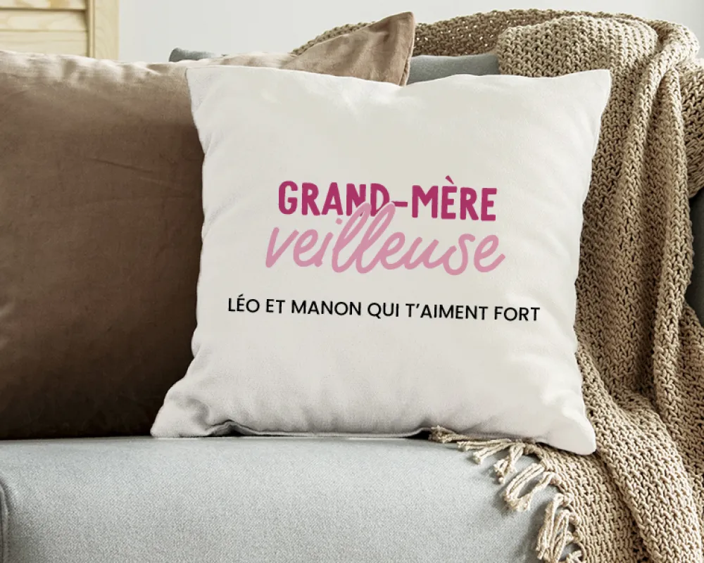 Coussin personnalisé - Grand mère-veilleuse|Cadeaux.com Hot