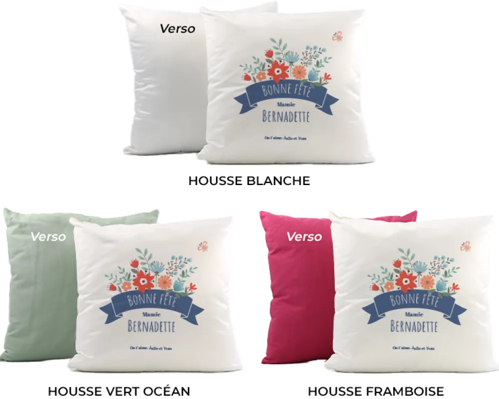 Coussin personnalisé - Mamie Fleurie|Cadeaux.com Clearance