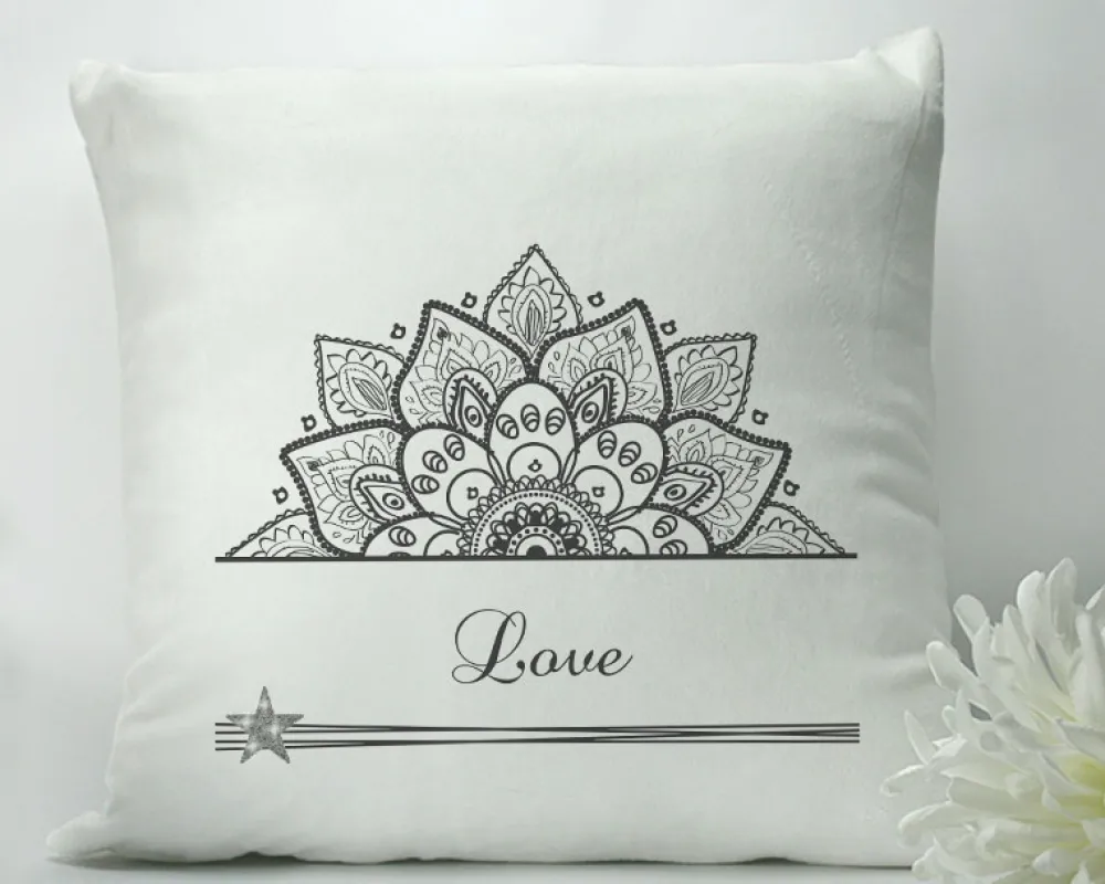 Coussin personnalisé - Mandala Swarovski®|Cadeaux.com Sale