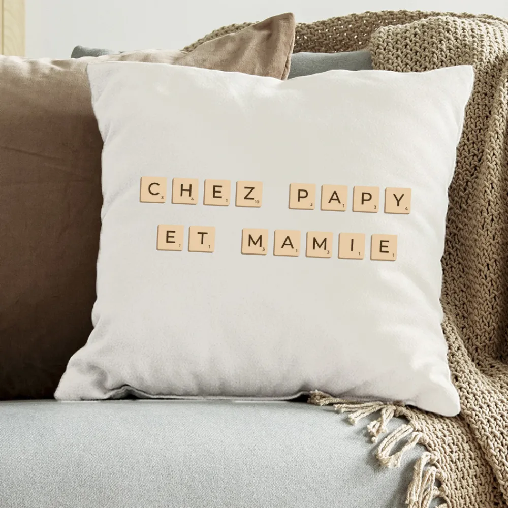 Coussin personnalisé - Scrabble|Cadeaux.com Hot