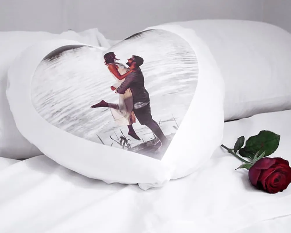 Coussin personnalisé coeur - Photo|Cadeaux.com Sale