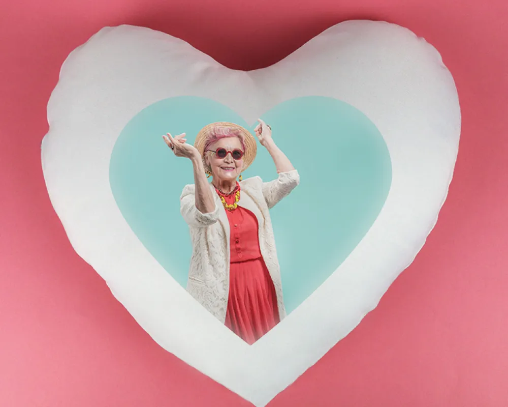 Coussin personnalisé coeur - Photo|Cadeaux.com Sale