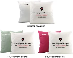 Coussin personnalisé couple - Là où tout a commencé|Cadeaux.com Online