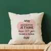 Coussin personnalisé couple - Aujourd'hui je t'aime depuis|Cadeaux.com Best