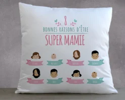 Coussin personnalisé femme - Family Circus|Cadeaux.com Clearance