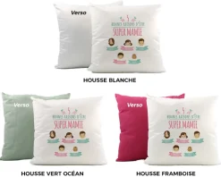 Coussin personnalisé femme - Family Circus|Cadeaux.com Clearance