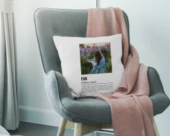 Coussin personnalisé photo - Définition Maman|Cadeaux.com Clearance