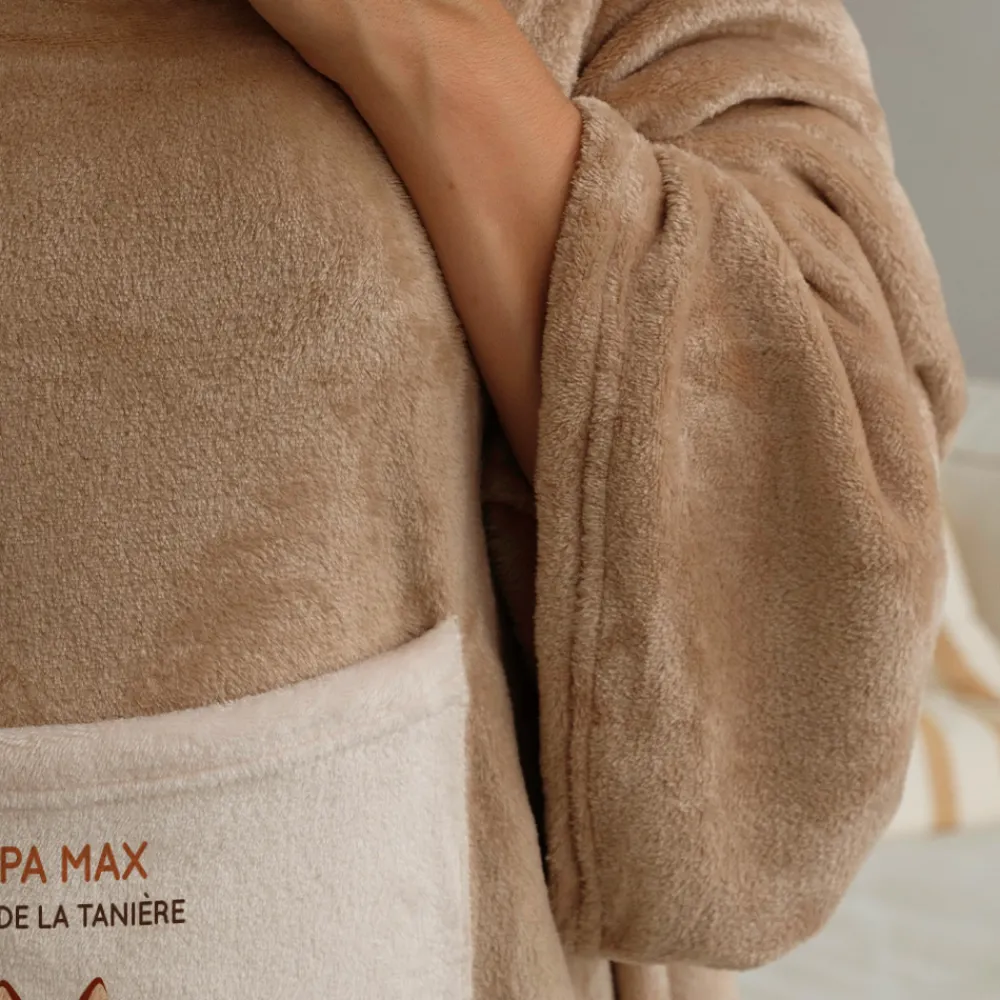 Couverture à manches personnalisée - Papa Renard et sa meute|Cadeaux.com Best