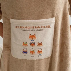 Couverture à manches personnalisée - Papa Renard et sa meute|Cadeaux.com Best