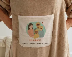 Couverture à manches personnalisée - Portrait de famille|Cadeaux.com Best