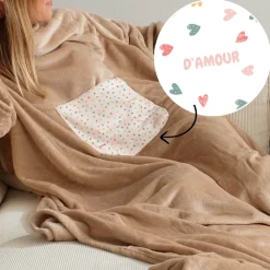 Couverture à manches personnalisée - Message Secret|Cadeaux.com Hot