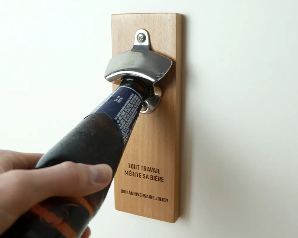 Décapsuleur mural personnalisé|Cadeaux.com Best