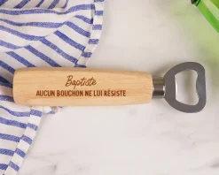 Décapsuleur personnalisé gravé - Message|Cadeaux.com Best