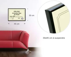 Diplôme personnalisé - Meilleur Papa|Cadeaux.com Outlet