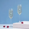 Duo de flûtes à champagne personnalisées - Amour|Cadeaux.com Clearance