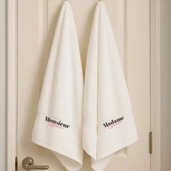 Duo de serviettes Mr & Mrs|Cadeaux.com Online
