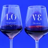 Duo de verres à vin personnalisables - Love|Cadeaux.com