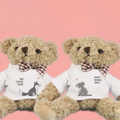 Duo d'oursons personnalisés - Couple d'animaux|Cadeaux.com Hot