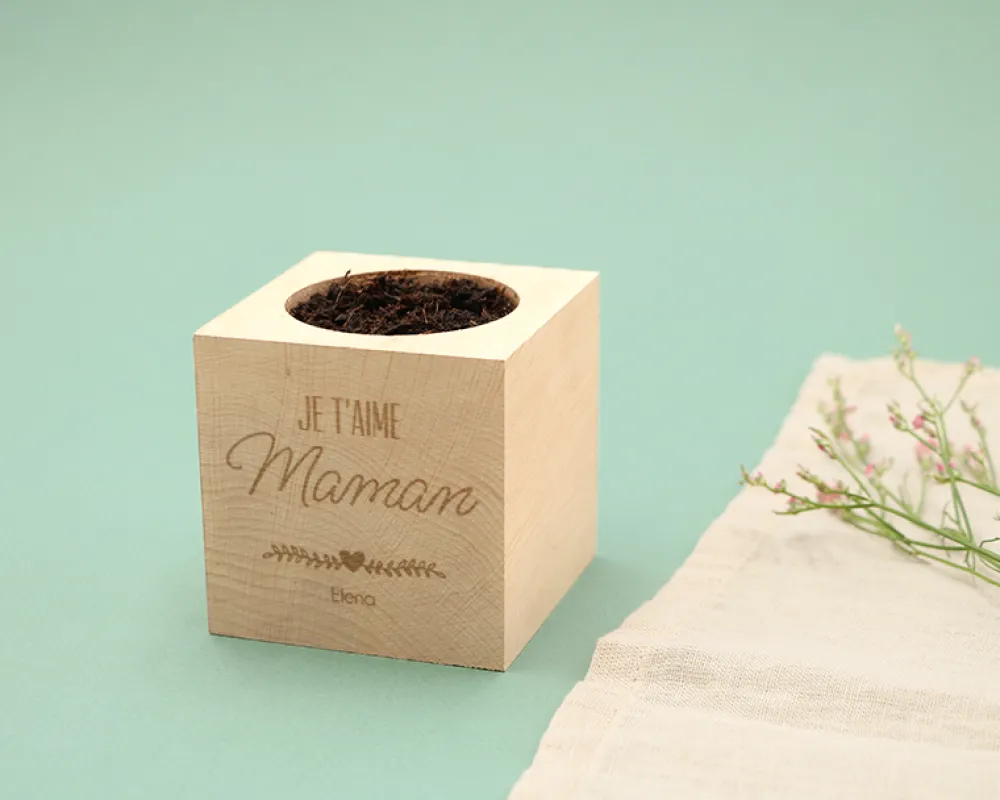 Ecocube personnalisé - Maman|Cadeaux.com Online